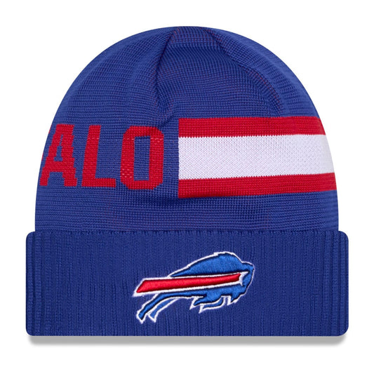 New Era NFL Sideline Tech Knit Beanie - Buffalo Bills Royal