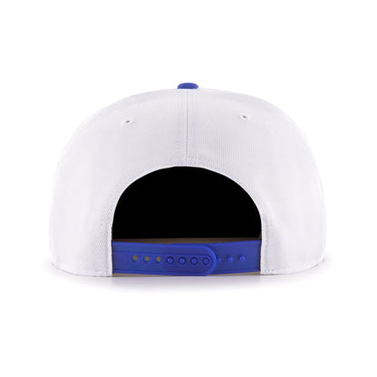 47 Toronto Blue Jays Corkscrew White Blue Adjustable Cap Captain Snapback Hat