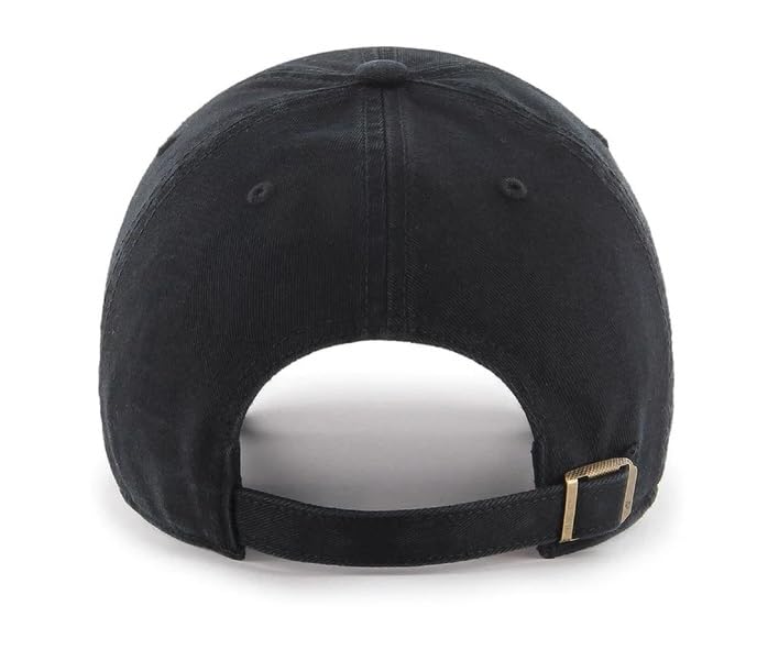 47 Brand Seattle Seahawks Hat NFL Black On Black Clean Up Adjustable Cap