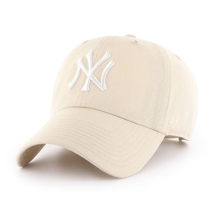 47 Brand Adjustable Cap - Clean UP New York Yankees Natural
