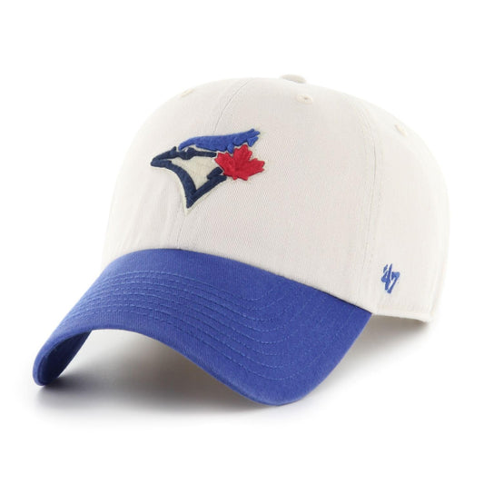 47 MLB Toronto Grand Stand Clean Up Adjustable Hat - Cream/Royal