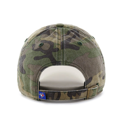 47 Compatible with Toronto Blue Jays Camo Camouflage Adjustable Strap Clean Up Adjustable One Size Hat Cap