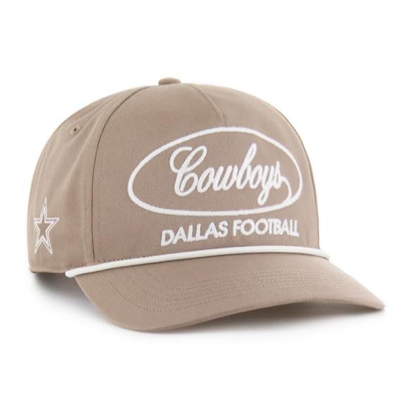 47 NFL Dallas Foundational Hitch RF Snapback Adjustable Hat - Khaki
