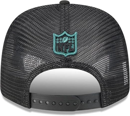 New Era 9SEVENTY 2025 NFL Team Collection Adjustable Stretch-Snap Hat (CA/US, Alpha, One Size, Philadelphia Eagles, Black)