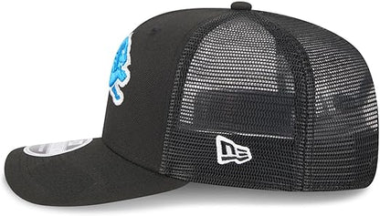 New Era 9SEVENTY 2025 NFL Team Collection Adjustable Stretch-Snap Hat (CA/US, Alpha, One Size, Detroit Lions, Black)