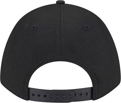 New Era 9FORTY NFL 2025 Team Collection M-Crown A-Frame Adjustable Snapback Hat - Black/White (CA/US, Alpha, One Size, Black, Pittsburgh Steelers)