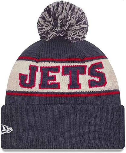 New Era NHL Winnipeg Jets Retro Knit Beanie - Navy