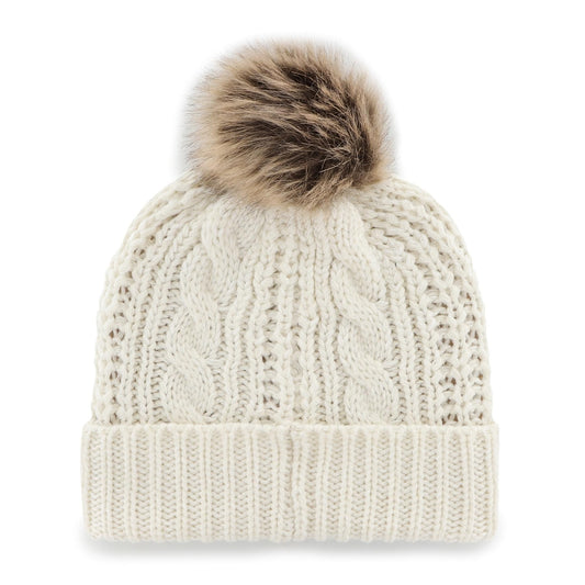 47 Brand Toronto Maple Leafs Womens Meeko Knit-White