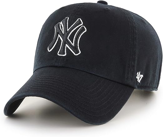 47 Clean Up MLB New York Adjustable Hat - Black/White