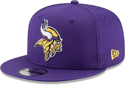 New Era Minnesota Vikings Hat NFL Purple 9FIFTY Snapback Adjustable Cap Adult One Size