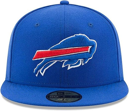 New Era 59FIFTY NFL Buffalo Bills 2025 Team Basic Fitted Hat - Majestic Blue (CA/US, Numeric, 8, Majestic Blue)