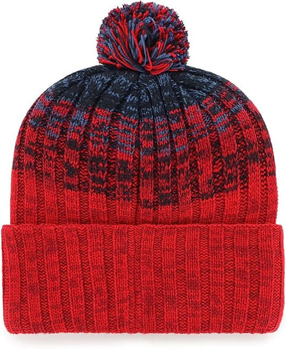 47 NHL Montreal Cascade Cuff Pom Knit Toque with Pom - Red/Navy