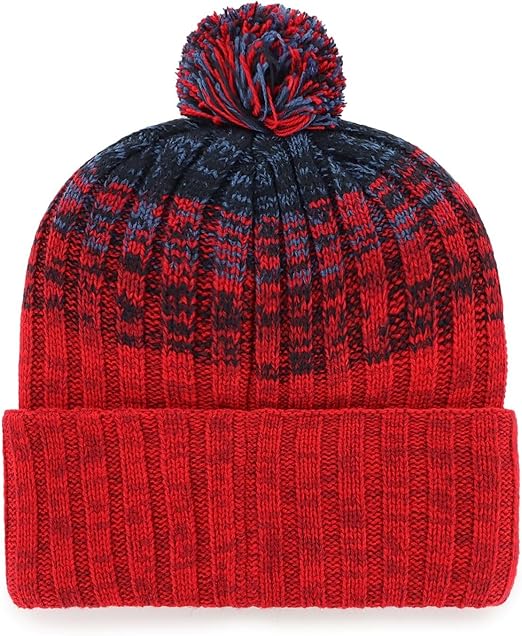 47 NHL Montreal Cascade Cuff Pom Knit Toque with Pom - Red/Navy