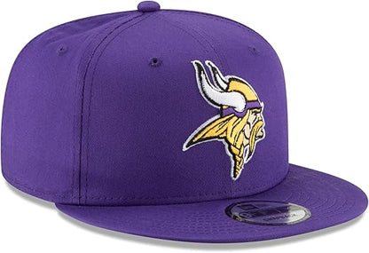 New Era Minnesota Vikings Hat NFL Purple 9FIFTY Snapback Adjustable Cap Adult One Size