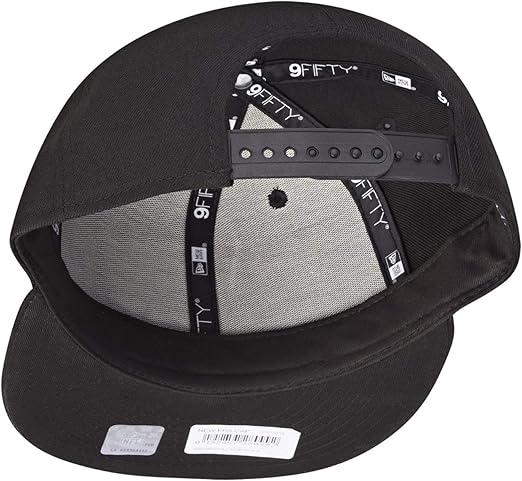 New Era Kansas City Chiefs Hat NFL Black White 9FIFTY Snapback Adjustable Cap Adult One Size
