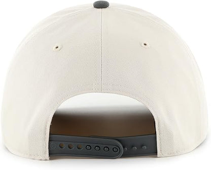 47 Hitch MLB Toronto Cooperstown 1977 Logo Two-Tone Adjustable Snapback Hat - Bone/Charcoal
