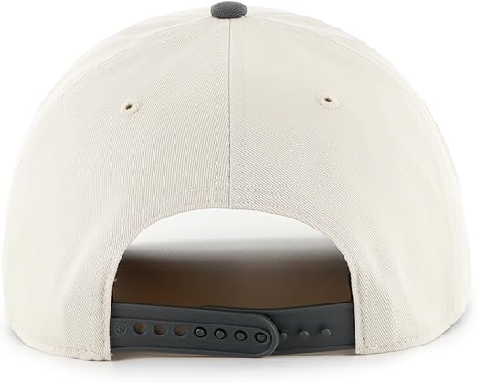 47 Hitch MLB Toronto Cooperstown 1977 Logo Two-Tone Adjustable Snapback Hat - Bone/Charcoal