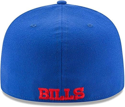 New Era 59FIFTY NFL Buffalo Bills 2025 Team Basic Fitted Hat - Majestic Blue (CA/US, Numeric, 7 5/8, Majestic Blue)