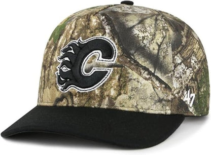 47 Hitch TT NHL Calgary APX Two Tone Adjustable Snapback Hat - Camo/Black