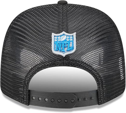 New Era 9SEVENTY 2025 NFL Team Collection Adjustable Stretch-Snap Hat (CA/US, Alpha, One Size, Detroit Lions, Black)