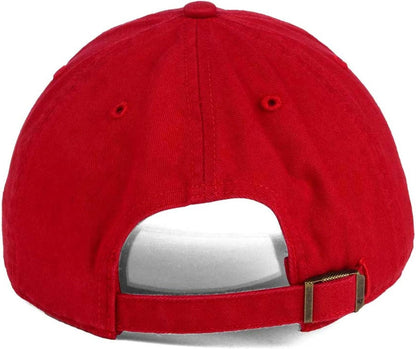 '47 Brand Clean Up Blank Dad Hat - Red - One-Size /
