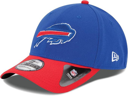 New Era NFL Team Classic 39THIRTY Stretch Flex Fit Hat Cap, Buffalo Bills Alternate, Small-Medium