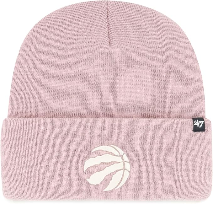 '47 NBA Toronto Haymaker Cuff Knit Toque - Dusty Rose