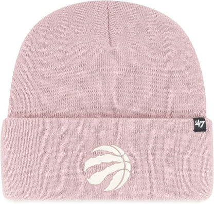 '47 NBA Toronto Haymaker Cuff Knit Toque - Dusty Rose