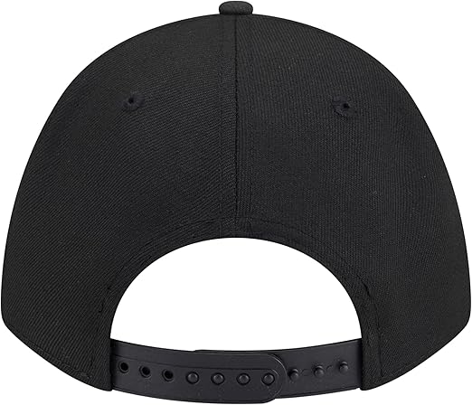 New Era 9FORTY NFL 2025 Team Collection M-Crown A-Frame Adjustable Snapback Hat - Black/White (CA/US, Alpha, One Size, Black, Green Bay Packers)