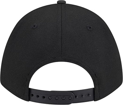New Era 9FORTY NFL 2025 Team Collection M-Crown A-Frame Adjustable Snapback Hat - Black/White (CA/US, Alpha, One Size, Black, Green Bay Packers)