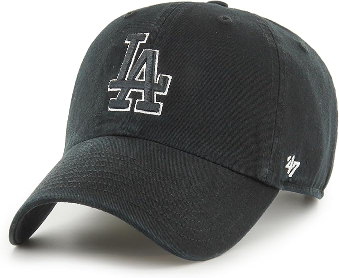 47 MLB Los Angeles Clean Up Adjustable Hat - Black