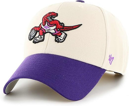47 MVP NBA Toronto Sure Shot Two Tone MVP Adjustable Hat - White/Purple