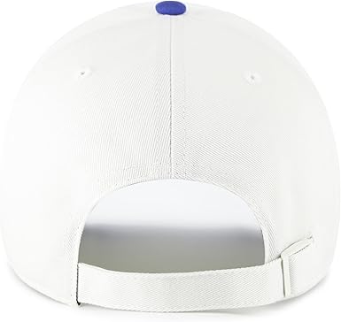 47 Clean Up MLB Toronto Blue Jays Contemporary Embroidered Team Logo Baseball Hat - White/Blue