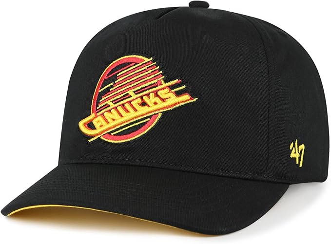 47 NHL Vancouver Skate Logo Adjustable Hitch Hat - Black