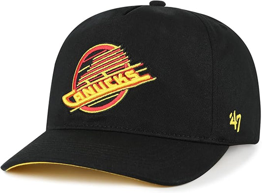 47 NHL Vancouver Skate Logo Adjustable Hitch Hat - Black