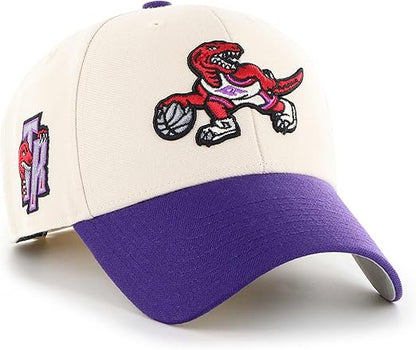 47 MVP NBA Toronto Sure Shot Two Tone MVP Adjustable Hat - White/Purple