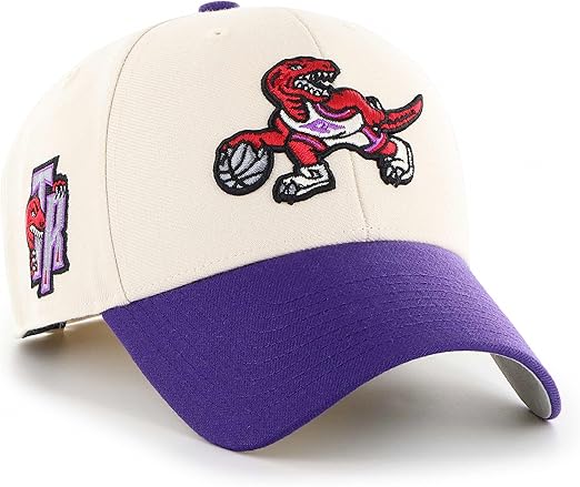 47 MVP NBA Toronto Sure Shot Two Tone MVP Adjustable Hat - White/Purple
