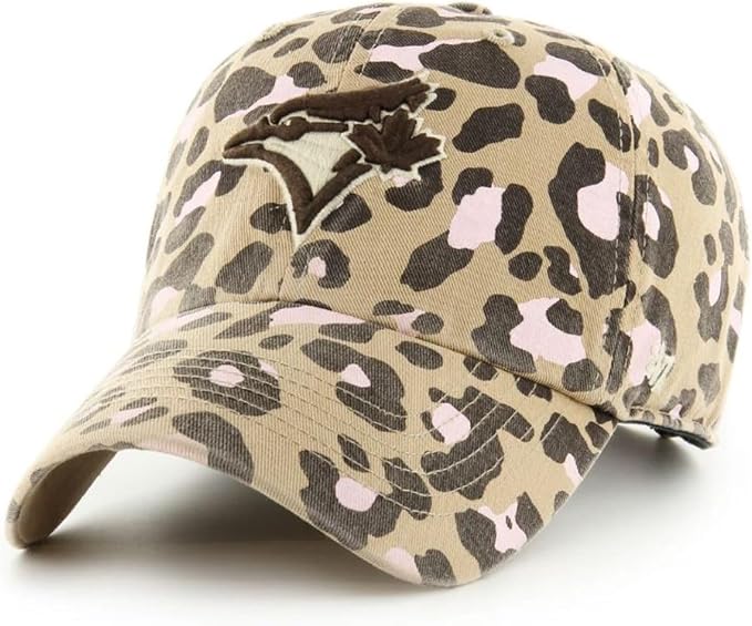 47 MLB Toronto Women's Bagheera Leopard Clean Up Adjustable Hat - Khaki
