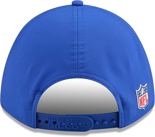 New Era Men's NFL 2025 Sideline M-Crown 9FORTY Adjustable Hat (CA/US, Alpha, One Size, Royal, Buffalo Bills)