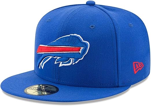 New Era 59FIFTY NFL Buffalo Bills 2025 Team Basic Fitted Hat - Majestic Blue (CA/US, Numeric, 7 7/8, Majestic Blue)