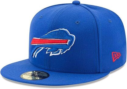 New Era 59FIFTY NFL Buffalo Bills 2025 Team Basic Fitted Hat - Majestic Blue (CA/US, Numeric, 7 1/2, Majestic Blue)