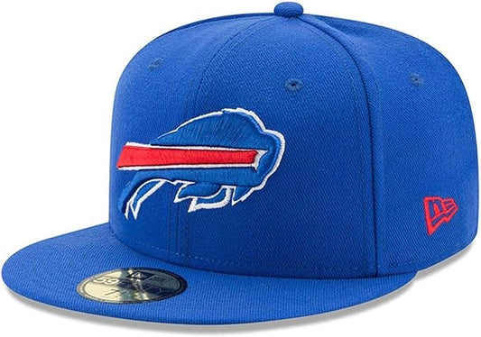 New Era 59FIFTY NFL Buffalo Bills 2025 Team Basic Fitted Hat - Majestic Blue (CA/US, Numeric, 7 1/2, Majestic Blue)
