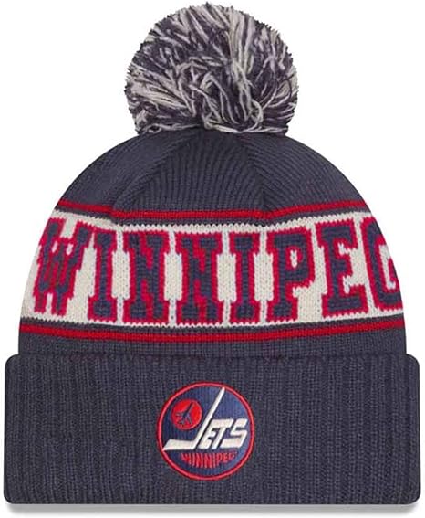 New Era NHL Winnipeg Jets Retro Knit Beanie - Navy