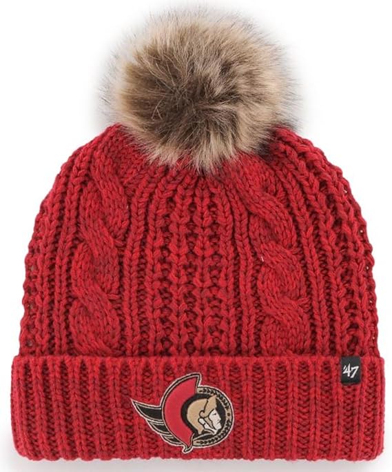 47 Womens NHL Ottawa Meeko Cuff Knit Toque - Red