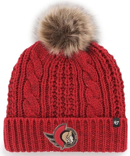 47 Womens NHL Ottawa Meeko Cuff Knit Toque - Red