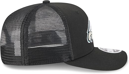 New Era 9SEVENTY 2025 NFL Team Collection Adjustable Stretch-Snap Hat (CA/US, Alpha, One Size, Philadelphia Eagles, Black)