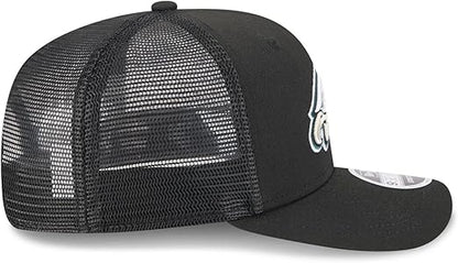 New Era 9SEVENTY 2025 NFL Team Collection Adjustable Stretch-Snap Hat (CA/US, Alpha, One Size, Philadelphia Eagles, Black)