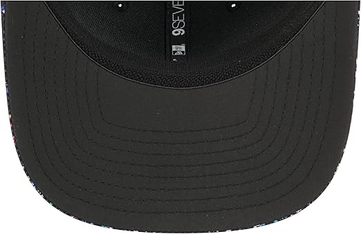 New Era NFL Detroit Lions 2025 Crucial Catch 9SEVENTY Stretch-Snap Trucker Adjustable Hat - Black