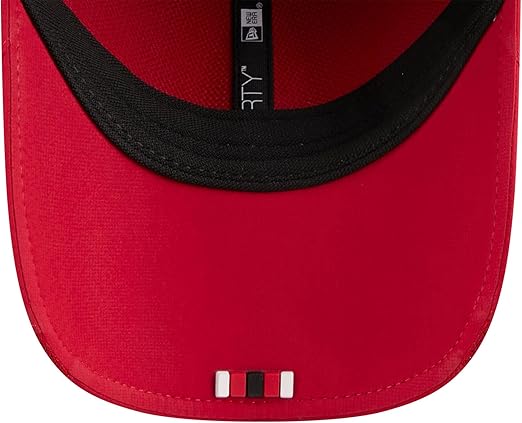 New Era Men's NFL 2025 Sideline M-Crown 9FORTY Adjustable Hat (CA/US, Alpha, One Size, Scarlet, San Francisco 49ers)