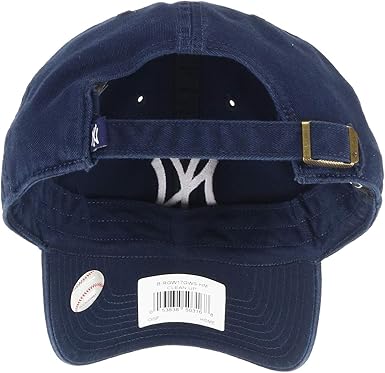 47 Brand MLB New York Yankees Men's Home Clean Up Cap, Navy, One-Size